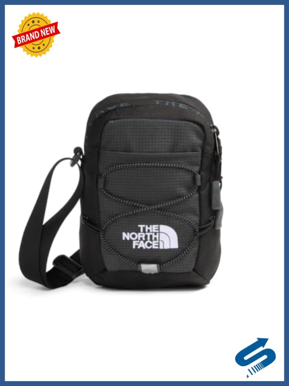 North Face Jester Crossbody Sling Bag Recycled Polyester Water Repellent